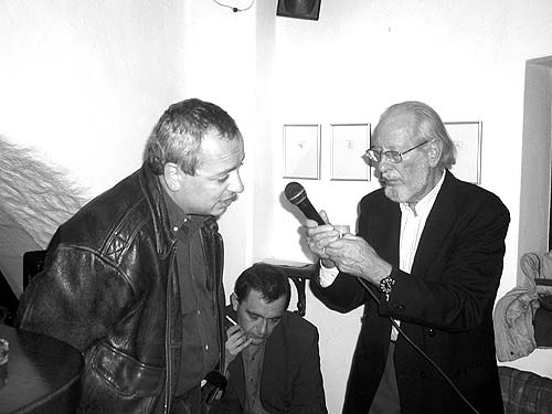 Christian Gasser, Stephan Jank, Gösta Maier bei Partisan