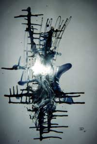 Othmar Düregger: Ohne Titel, Öl auf Leinwand, 50x70 cm, 2000