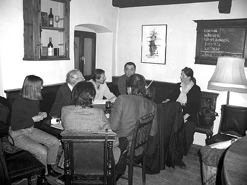 Gösta Maier, Helen Consolati Peter Laminger, Stephan Jank, Mag. Birgit Pfeiffer bei Fastenzeit