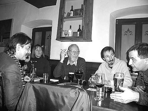 Peter Laminger, Gösta Maier, Stephan Jank bei Fastenzeit