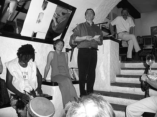 Ada Ceesay, Helen Consolati, Stephan Jank, Peter Laminger bei 1+9