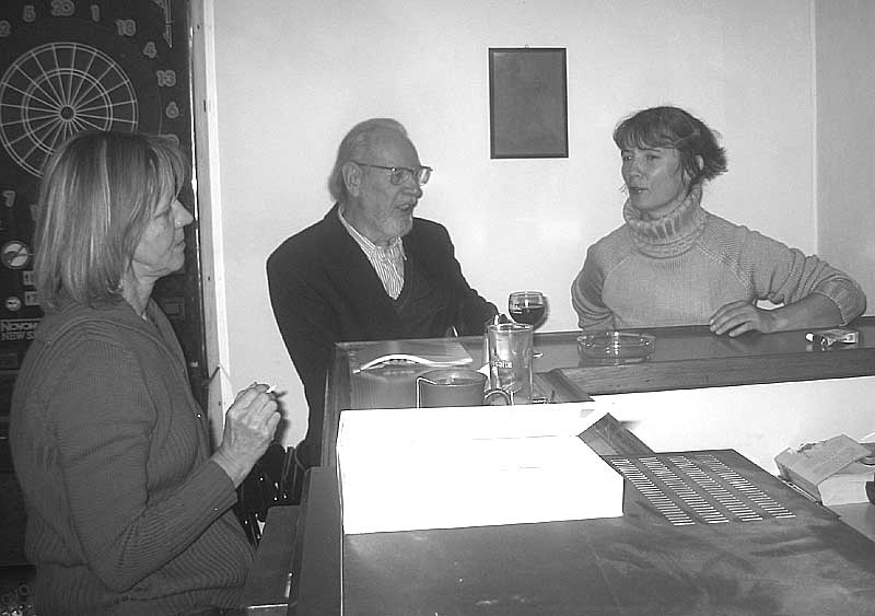 Karin Peuker, Gösta Maier, Elisabeth Faller bei Kampfspiel-Spielkampf