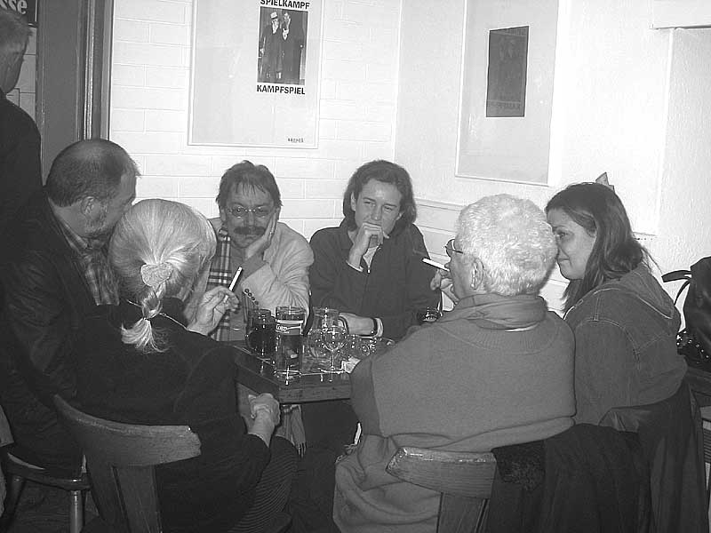Josip Majewski, Peter Laminger, Fr. Majewski, Brigitte Holzer, Marina Schwarzenbacher bei Kampfspiel-Spielkampf