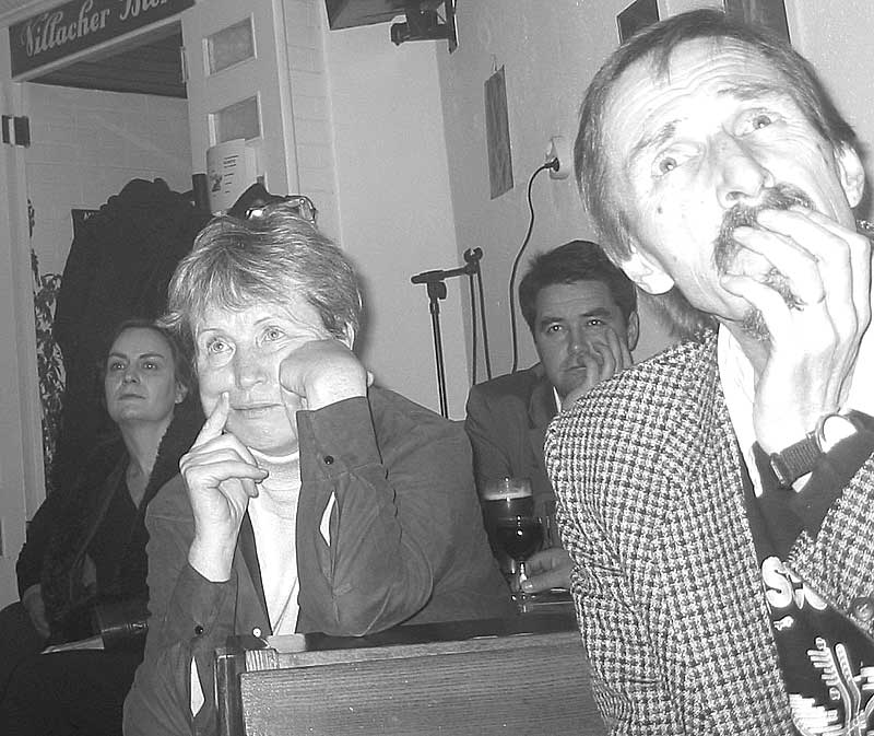Margit Huber-Jank, Erika Stengl, Peter Haider, Herwig Peuker bei Kampfspiel-Spielkampf