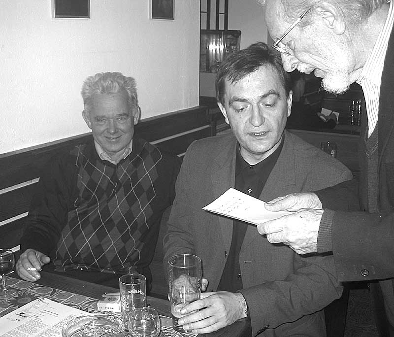 Hans Haider, Stephan Jank, Gösta Maier bei Kampfspiel-Spielkampf