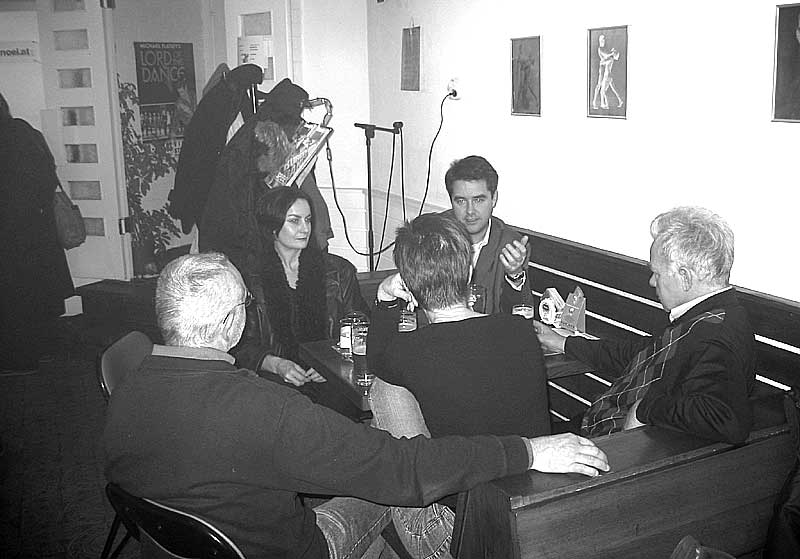 Max Ortner, Margit Huber-Jank, Helga Ortner, Peter Haider, Hans Haider bei Kampfspiel-Spielkampf