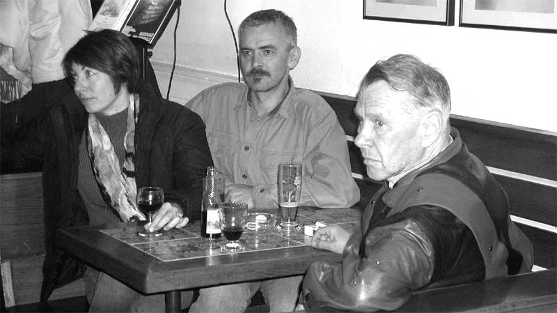 (v.l.nr.) Sabine Dittl, Emanuel Dittl, Hannes Schneider