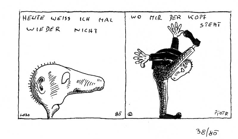 Peter Laminger (Zeichnung) und Ernst Voges (Text), 1985