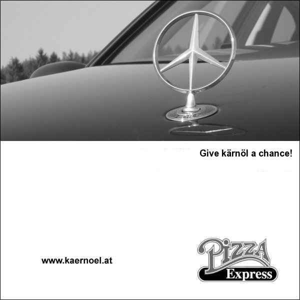 Pizzakarton Mercedes Benz