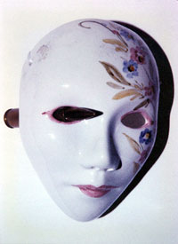 Gösta Maier: Maske I, Foto, 21x29 cm, 1995