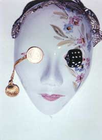Gösta Maier: Maske II, Foto, 21x29 cm, 1995