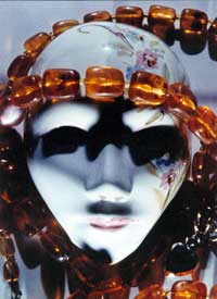 Gösta Maier: Maske XII, Foto, 21x29 cm, 1995