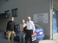 Matthias Köchl, Hannes Jank und max Aichholzer bei AQUAsist. Zum Vergrößern anklicken!