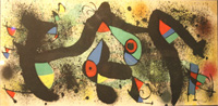 Joan Miro, Druck, Sammlung Brigitte Holzer