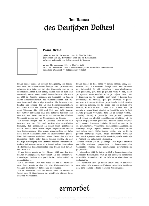 Werner Koroschitz / Hans D. Smoliner, 2010