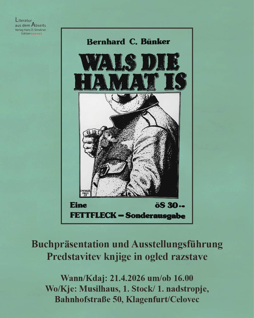 Einladung/Vabilo Bünker